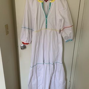 NWT Staud - Demi Dress White - Size 4